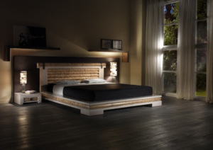 Letto Isayto bianco decapato 20BC