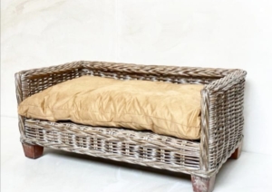 Divanetto cuccia cane gatto in giunco 109CE