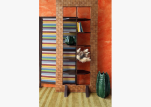 Libreria mogano e pelle 45ET