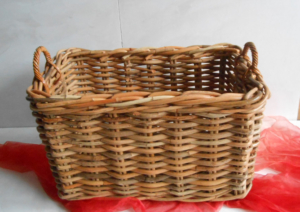 Cesto per legna in giunco 26PL